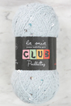 La Mia Club Paillettes Buz Mavi El Örgü İpi - 604 -Pullu İp