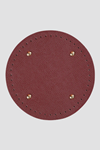  Çanta Tabanı Yuvarlak 22 cm Bordo