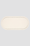 Oval Çanta Tabanı 27x13 cm Krem