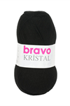 Bravo Kristal İp Siyah Lif İpi 100 gr - 475 m Örgü İpi