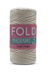Fold Yarn Makrome No:3 - 010 Polyester Makrome Ipi 1 Mm - 100 gr - 115 M Supla Ip Çanta Ipi
