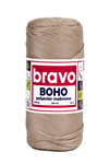 Polyester Makrome No:4 - Bej 30 Polyester Makrome Ipi - 200 gr - 230 M Supla Ip Çanta Ipi 2 Mm