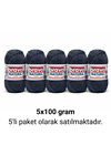 Natura Cotton Antrasit 102 Pamuk İplik 100gr 200mt
