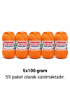 Natura Cotton Turuncu 702 Pamuk İplik 100gr 200mt Örgü İpi Amigurumi İpi