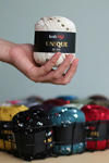 Uniqe - 7 Açık Yeşil Pullu İp El Örgü İpi 50g 150m -
