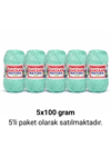 Natura Cotton Mint Yeşili 804 Pamuk İplik 100gr 200mt Örgü İpi Amigurumi İpi