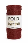 Yumuşak Kağıt İp Bordo 200 Gram Örgü İpi Çanta İpi