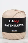 Knitme Saten Rafya İp Vizon 100 Gr 125 Mt 