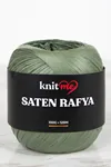 Knitme Saten Rafya İp Haki 100 Gr 125 Mt