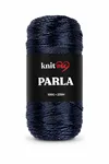 Parla Lacivert Simli Örgü İpi Çanta İpi Supla İpi 100 Gram 235 Metre