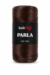 Parla Kahverengi Simli Örgü İpi Çanta İpi Supla İpi 100 Gram 235 Metre