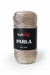 Parla Platin Simli Örgü İpi Çanta İpi Supla İpi 100 Gram 235 Metre