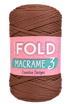 Fold Yarn Makrome No:3 - 205 Polyester Makrome Ipi 1 Mm - 100 gr - 115 M Supla Ip Çanta Ipi 