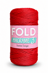 Fold Yarn Makrome No:3 - 100 Polyester Makrome 1 Mm - 100 gr 115 M Supla Ip Çanta Ipi