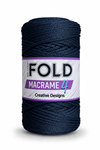 Makrome No:4 - 260 Lacivert Polyester Makrome Ipi 2 Mm - 200 gr - 230 M Supla Ip Çanta Ipi