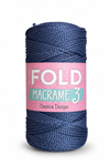 Fold Yarn Makrome No:3 - 235 Polyester Makrome Ipi 1 Mm - 100 gr - 115 M Supla Ip Çanta Ipi